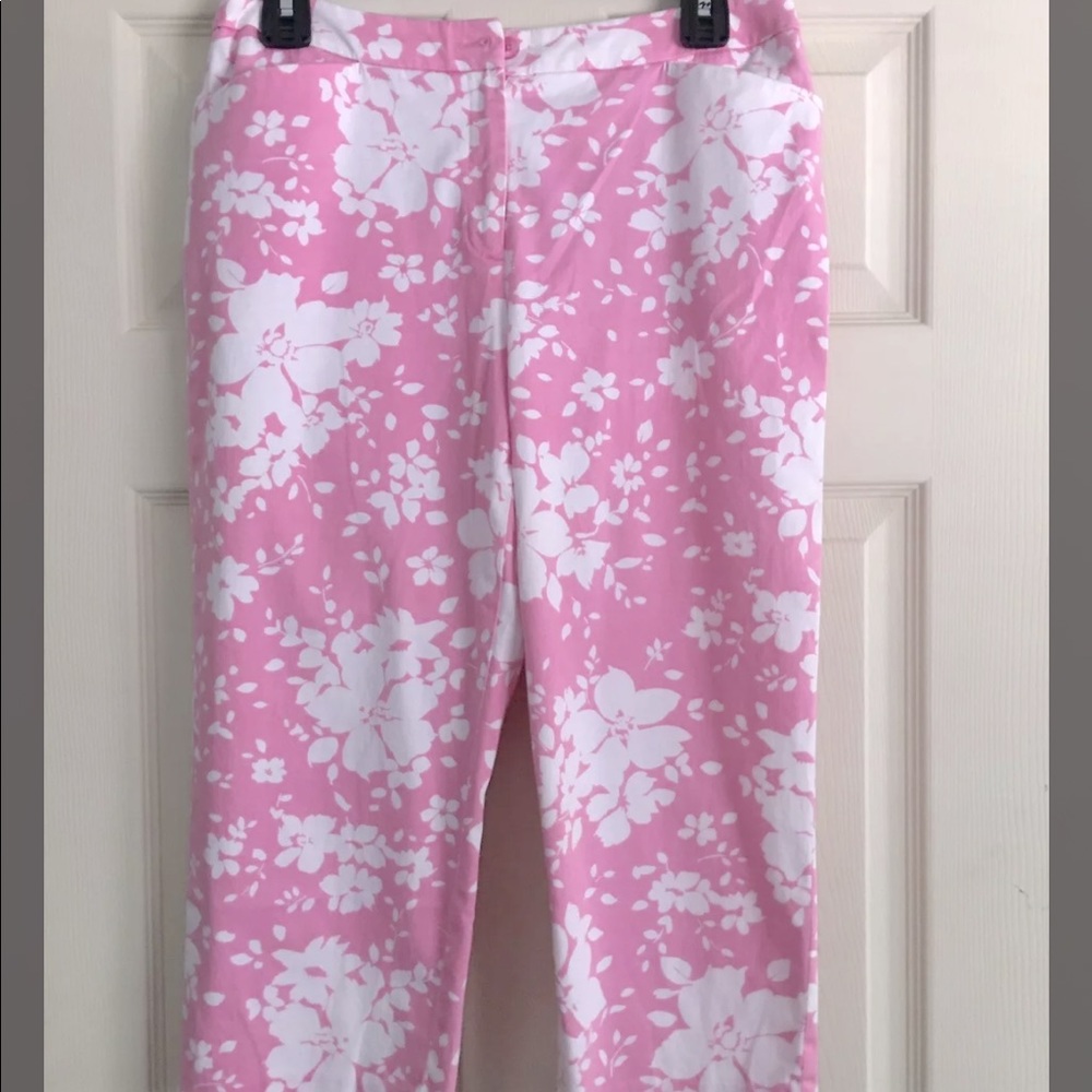 Jones New York Signature Capris Floral Petite’s Pants